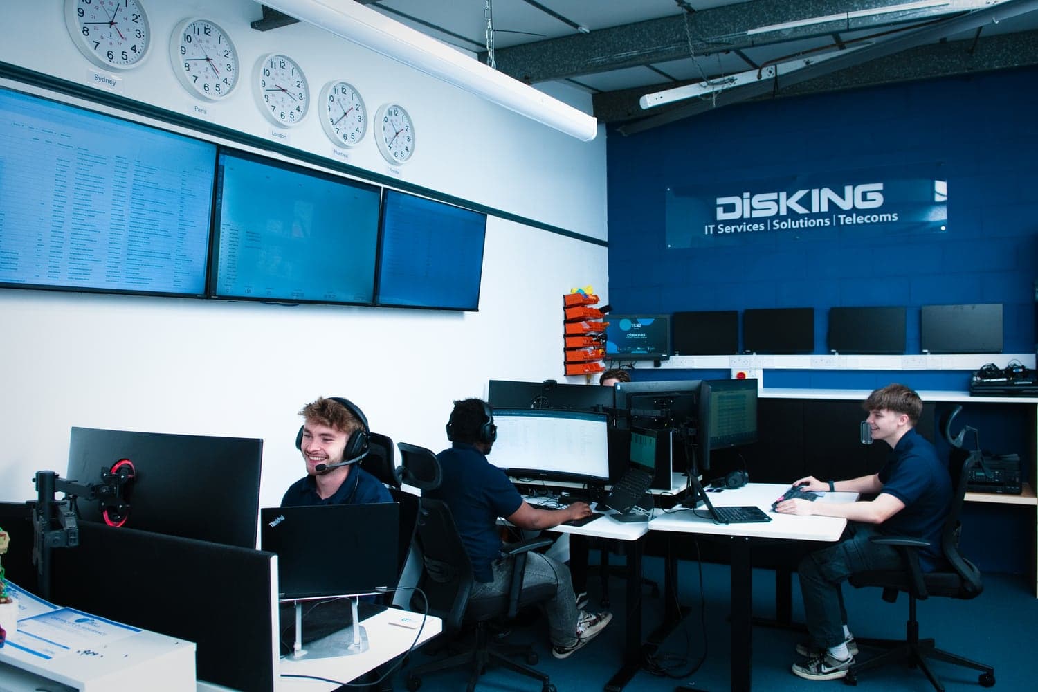Disking IT office in Liphook, Hampshire, home of Central ERP